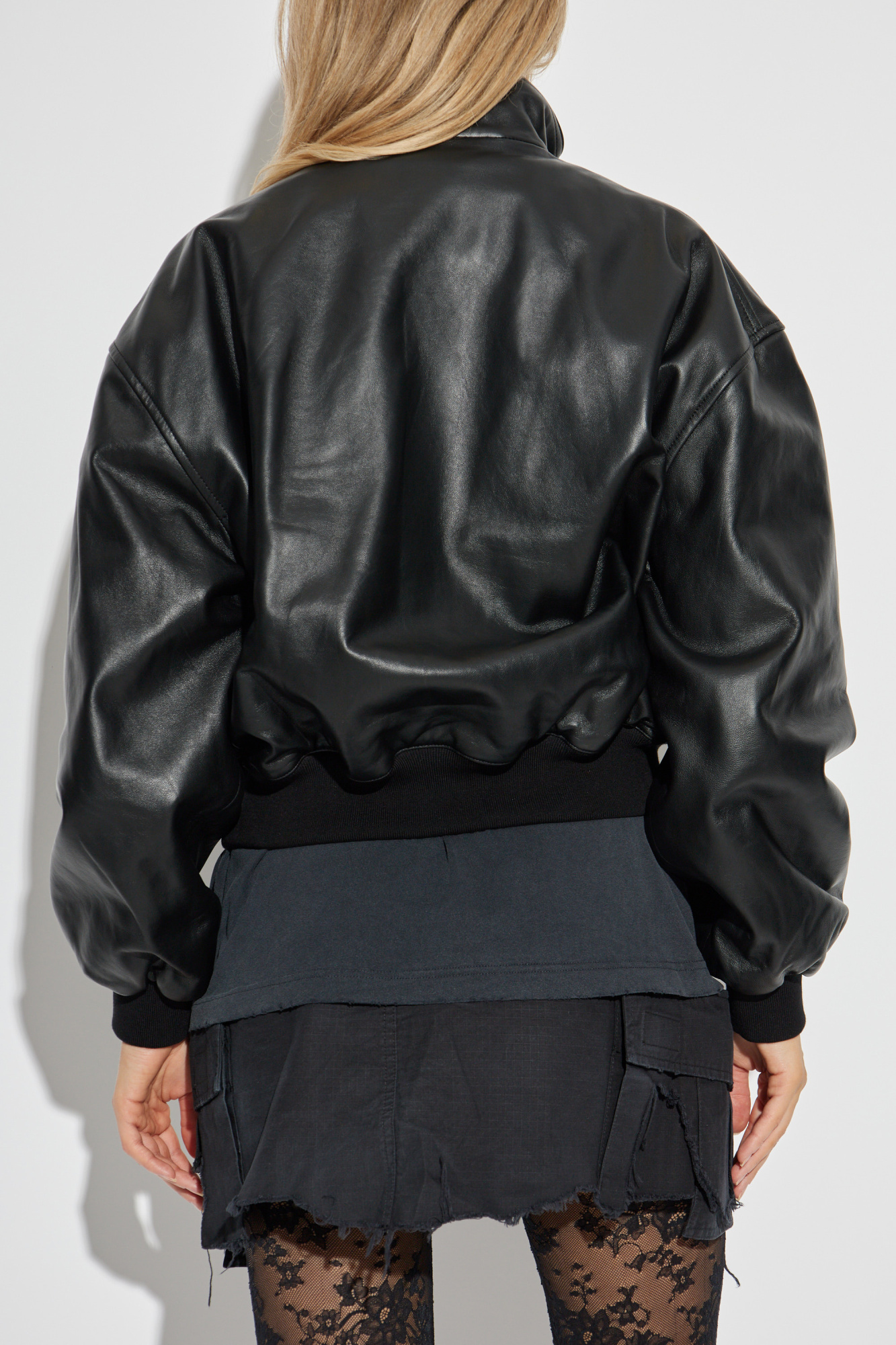 Balenciaga Leather 'bomber' jacket | Women's | Vitkac